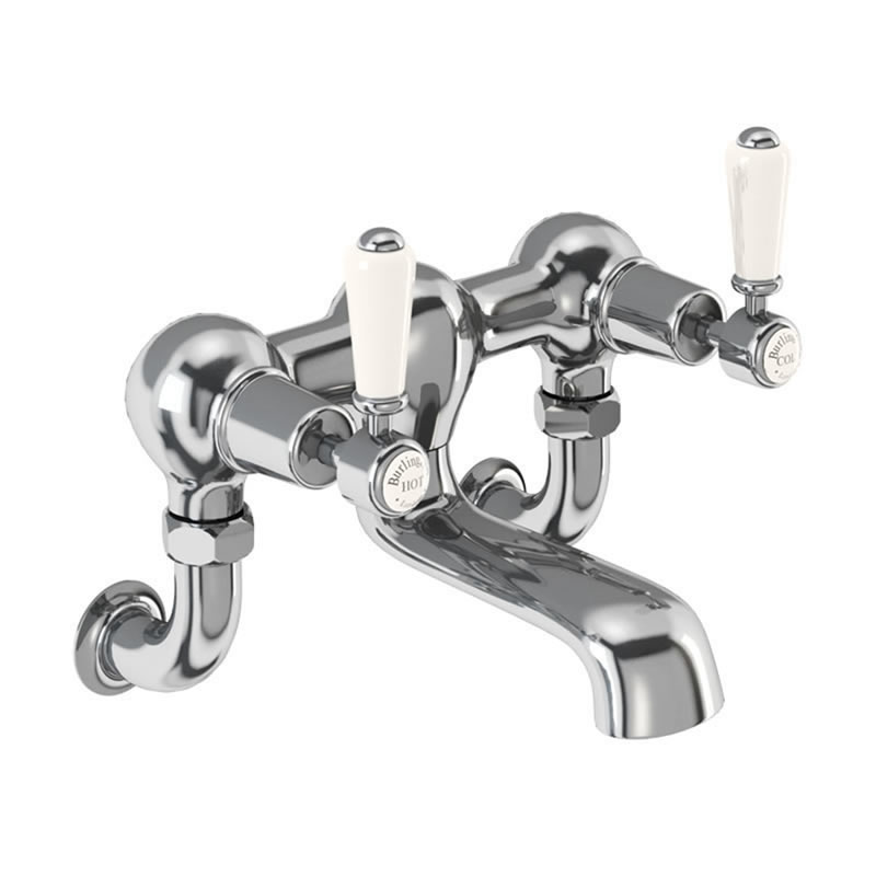 Kensington Medici bath filler - wall mounted